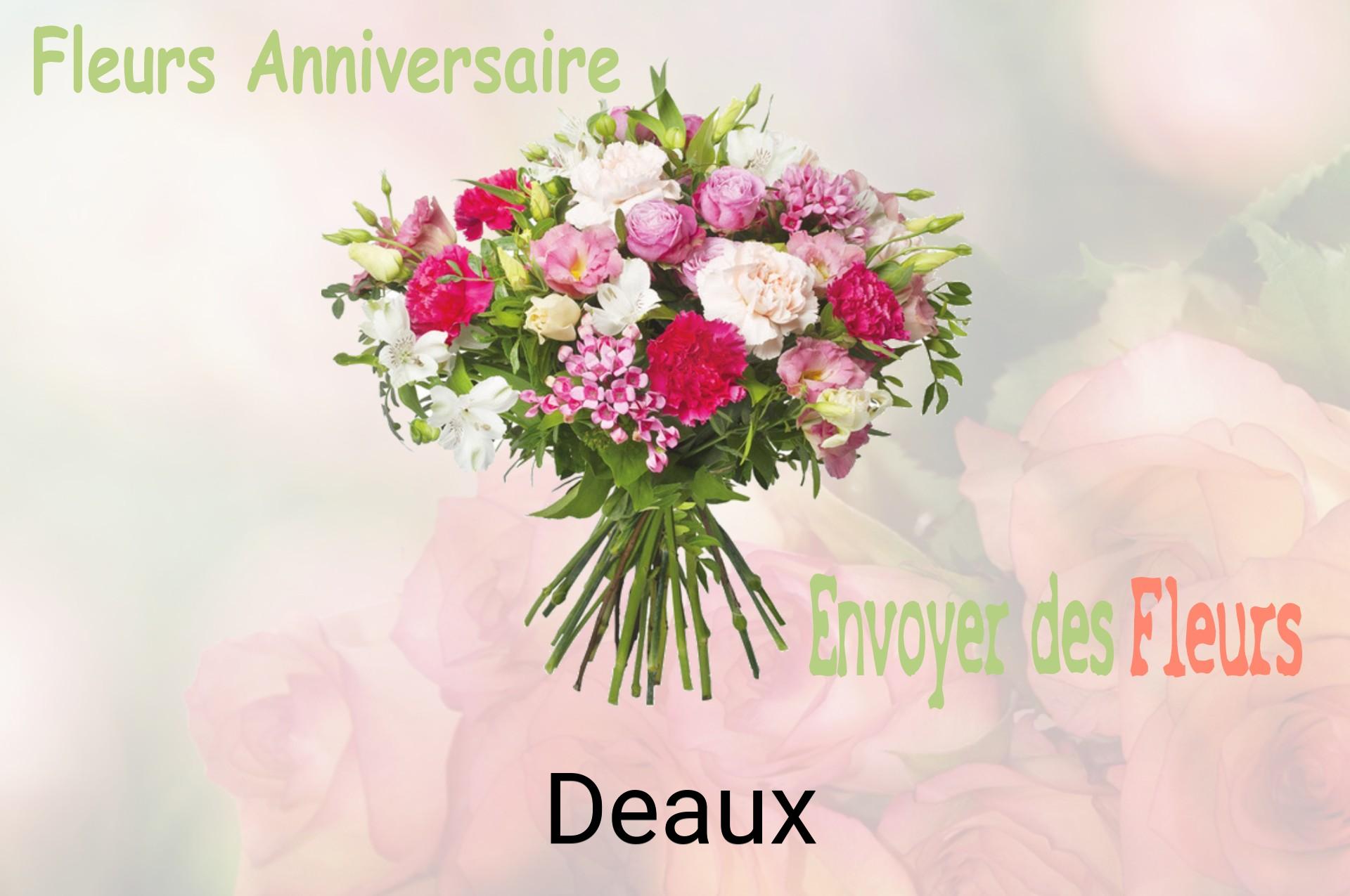 Bouquet de fleurs d’anniversaire livré à Deaux